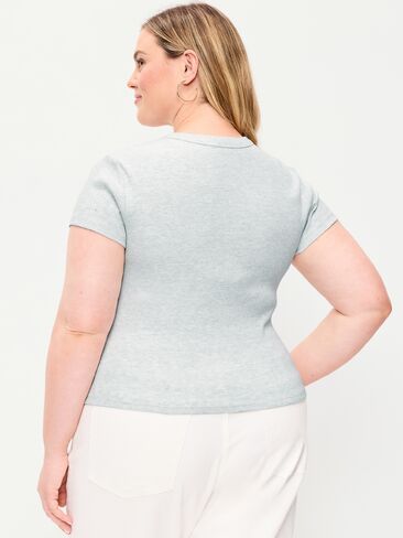 Old Navy Snug Graphic T-Shirt - Faux-Heather Gray in Saudi Arabia