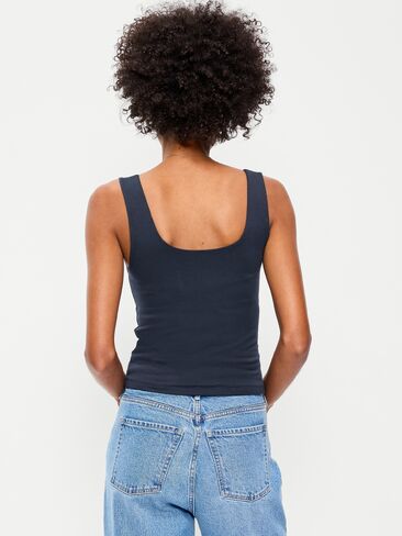 Old Navy Hug Double-Layer Scoop-Neck Tank Top - In the Navy in Saudi Arabia