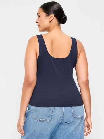 Old Navy Hug Double-Layer Scoop-Neck Tank Top - In the Navy in Saudi Arabia