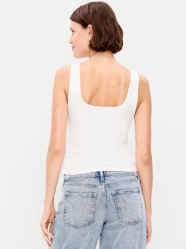 Old Navy Hug Double-Layer Scoop-Neck Tank Top - Calla Lilies in Saudi Arabia