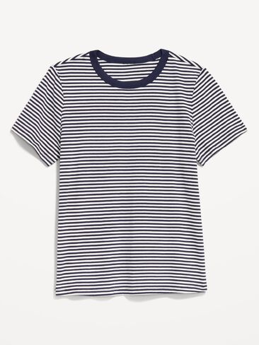 تي شيرت مخطط برقبة دائرية من Old Navy EveryWear - شريط بحري in Kuwait