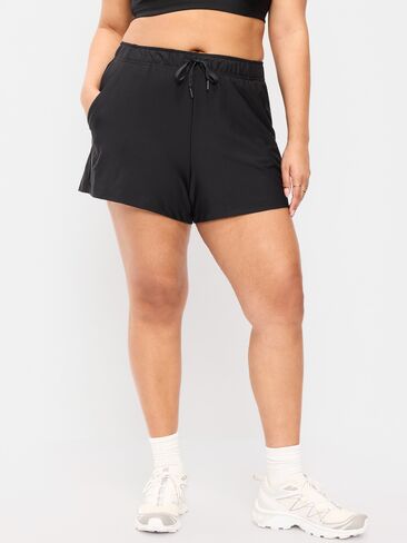 Old Navy High-Waisted PowerSoft Shorts -- 3.5-inch inseam - Black Jack 2 in Saudi Arabia