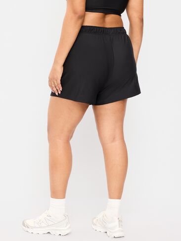 Old Navy High-Waisted PowerSoft Shorts -- 3.5-inch inseam - Black Jack 2 in Saudi Arabia