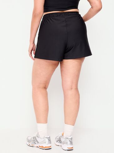 Old Navy High-Waisted PowerSoft Shorts -- 3.5-inch inseam - Black Jack 2 in Saudi Arabia