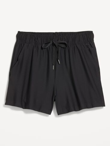 Old Navy High-Waisted PowerSoft Shorts -- 3.5-inch inseam - Black Jack 2 in Saudi Arabia