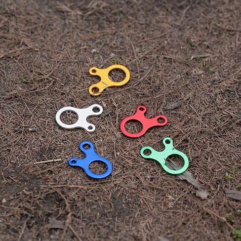 10 Pcs Tent Rope Buckles Aluminium Alloy Parachute Cord Rope Tensioner Fastener Guyline Cord Adjuster Paracord Tensioner Tent Fastener Tensioner Tent Hardware in Kuwait