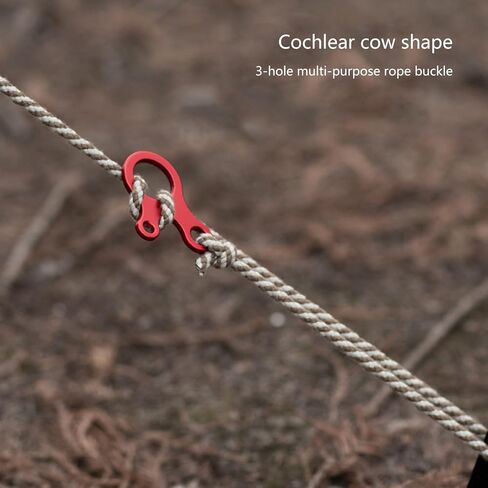 10 Pcs Tent Rope Buckles Aluminium Alloy Parachute Cord Rope Tensioner Fastener Guyline Cord Adjuster Paracord Tensioner Tent Fastener Tensioner Tent Hardware in Kuwait
