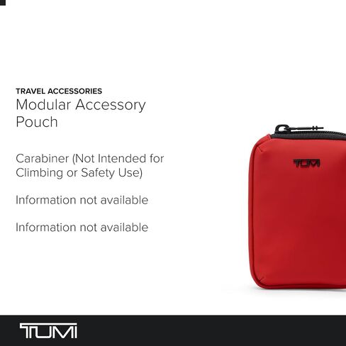 TUMI - Travel Accessories Modular Accessory Pouch - Small Organizer - Red in Saudi Arabia