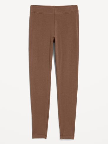 Old Navy High-Waisted Jersey Fashion Layering Leggings - Peppercorn in Kuwait