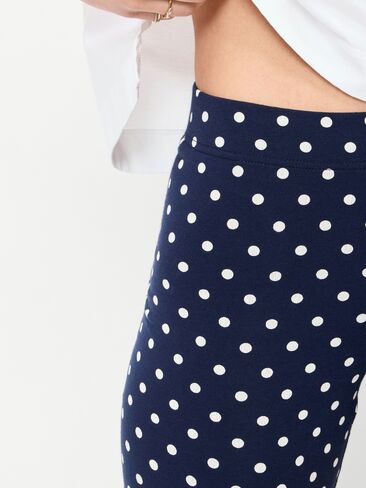 شورت جيرسي لراكبي الدراجات النارية بخصر عالٍ من Old Navy - درزة داخلية 6 بوصة - نقاط سوداء in Kuwait