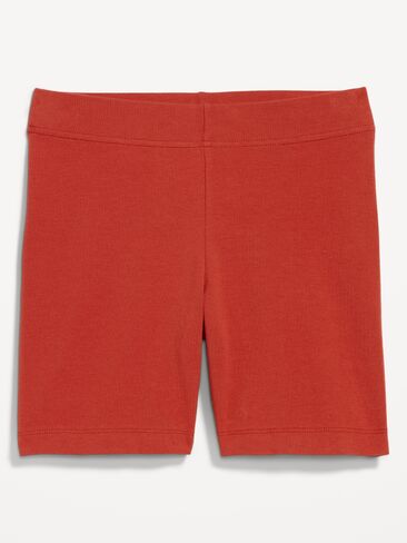 Old Navy High-Waisted Jersey Biker Shorts -- 6-inch inseam - Deep Rose in Kuwait