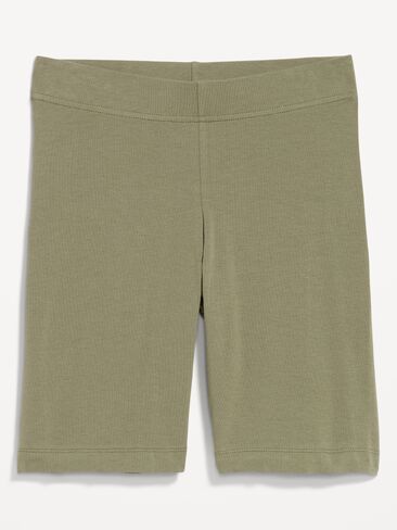 Old Navy High-Waisted Biker Shorts -- 8-inch inseam - Stone Wall in Saudi Arabia