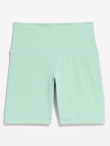 Old Navy High-Waisted StudioSmooth Biker Shorts -- 6-inch inseam - Enchant Mint in Saudi Arabia