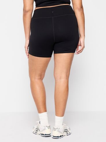 Old Navy High-Waisted StudioSmooth Biker Shorts -- 6-inch inseam - Black Jack 2 in Saudi Arabia