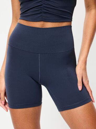 Old Navy High-Waisted StudioSmooth Biker Shorts -- 6-inch inseam - Navy in Saudi Arabia