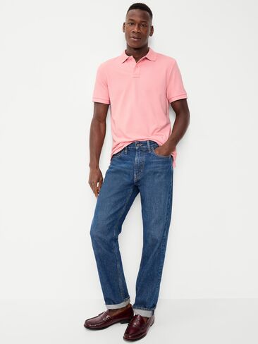 Old Navy Classic Fit Pique Polo - Bella Donna Pink in Saudi Arabia