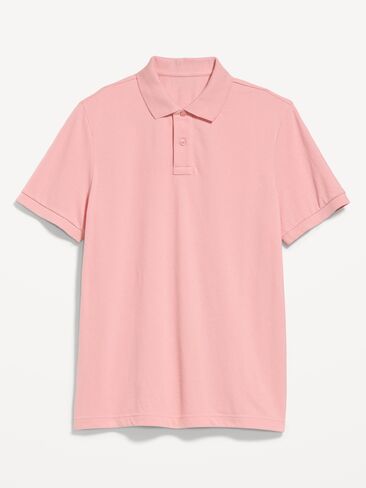 Old Navy Classic Fit Pique Polo - Bella Donna Pink in Saudi Arabia