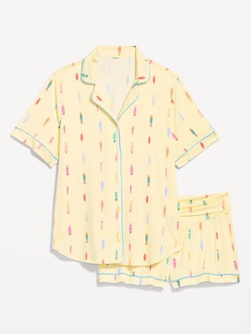 Old Navy Maternity Classic Pajama Short Set - Fish in Saudi Arabia