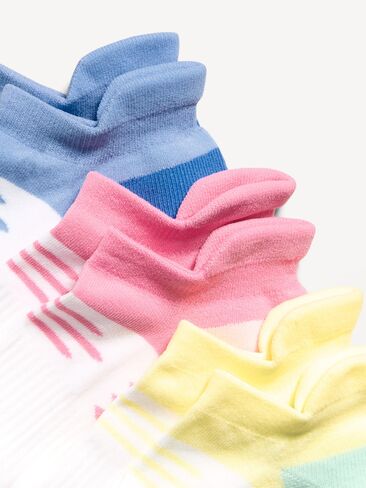 Old Navy Running Ankle Socks 3-Pack for Women - Multi Pack in Saudi Arabia