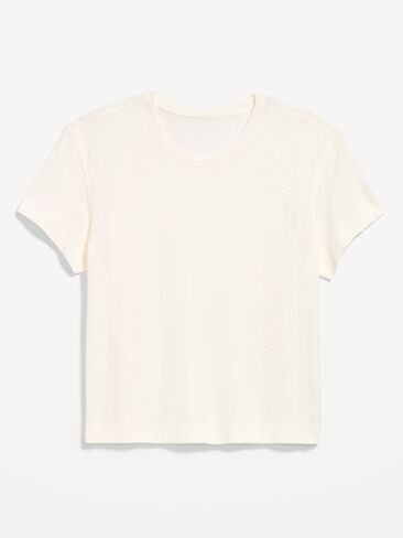 Old Navy Fluid Seamless Loose T-Shirt - Magnolia in Saudi Arabia