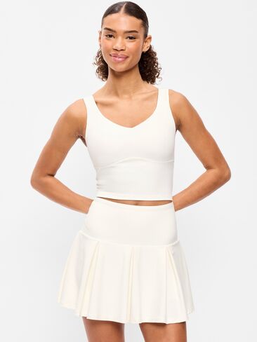 Old Navy StudioSmooth Seamed Longline Top - Magnolia in Saudi Arabia