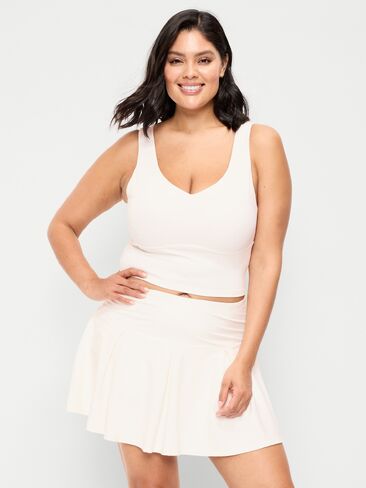 Old Navy StudioSmooth Seamed Longline Top - Magnolia in Saudi Arabia