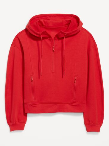 Old Navy Dynamic Fleece Half-Zip Hoodie Sweatshirt - Amaryllis in Saudi Arabia