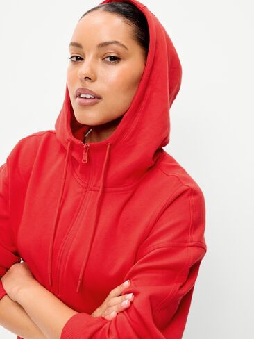 Old Navy Dynamic Fleece Half-Zip Hoodie Sweatshirt - Amaryllis in Saudi Arabia