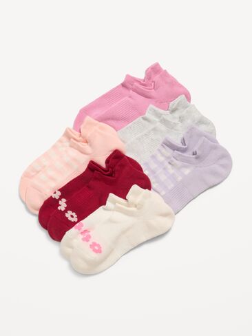 Old Navy Athletic Ankle Socks  6-Pack - Ditsy Warm Combo in Saudi Arabia