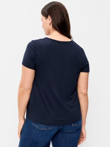 Old Navy Luxe V-Neck T-Shirt - In the Navy in Saudi Arabia