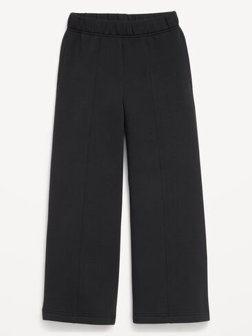 Old Navy High-Waisted Bounce Fleece Wide-Leg Sweatpants for Girls - BlackJack in Saudi Arabia