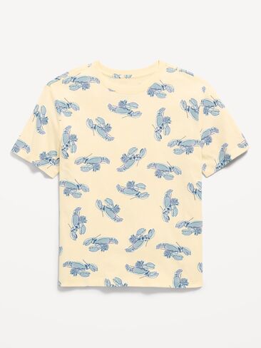Old Navy Softest Printed Crew-Neck T-Shirt for Boys - Lobster in Saudi Arabia