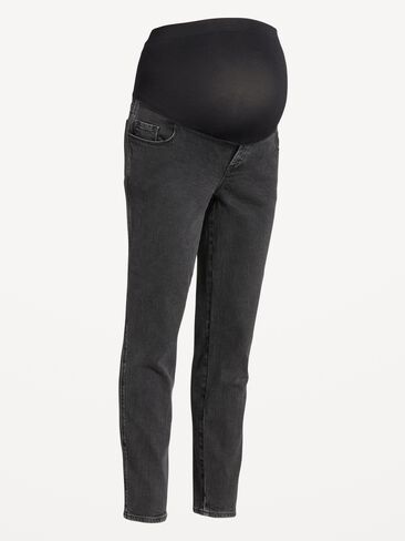 Old Navy Maternity Full-Panel Vintage Slim Jeans - Moon Walker in Kuwait