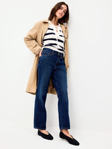 Old Navy V-Cut Ballet Flats - Navy Blue in Saudi Arabia