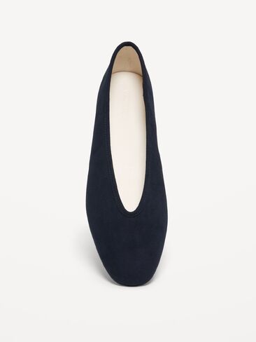 Old Navy V-Cut Ballet Flats - Navy Blue in Saudi Arabia