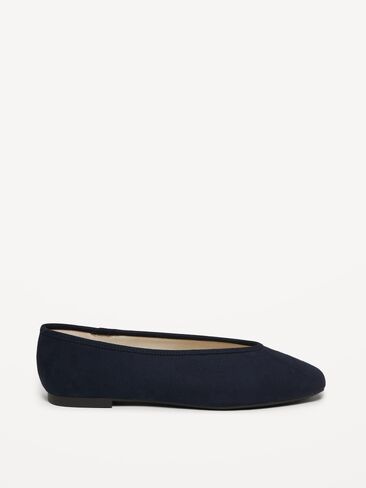 Old Navy V-Cut Ballet Flats - Navy Blue in Saudi Arabia