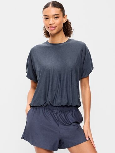 Old Navy CloudMotion Bubble Top - Dusky Navy in Saudi Arabia