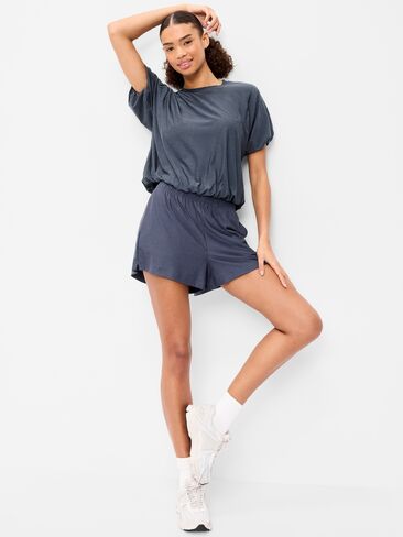 Old Navy CloudMotion Bubble Top - Dusky Navy in Saudi Arabia