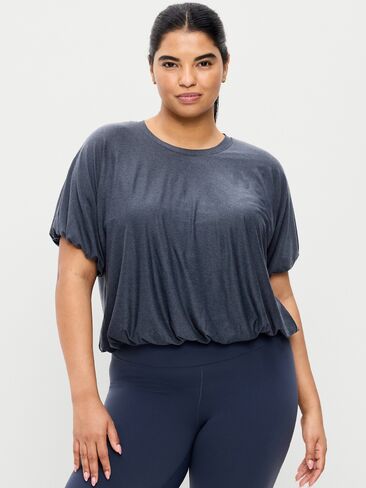 Old Navy CloudMotion Bubble Top - Dusky Navy in Saudi Arabia
