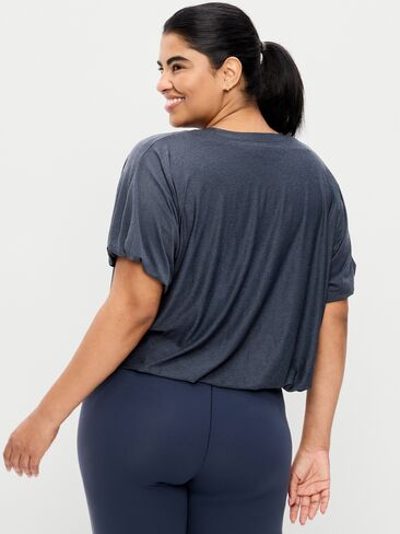 Old Navy CloudMotion Bubble Top - Dusky Navy in Saudi Arabia