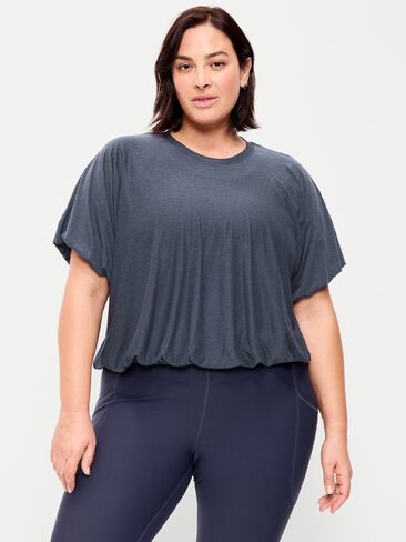 Old Navy CloudMotion Bubble Top - Dusky Navy in Saudi Arabia