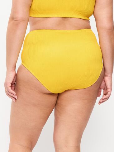 Old Navy High-Waisted Ribbed Bikini Swim Bottoms - Golden Yarrow in Saudi Arabia