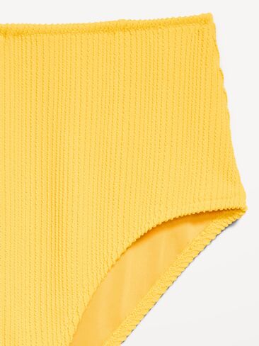 Old Navy High-Waisted Ribbed Bikini Swim Bottoms - Golden Yarrow in Saudi Arabia