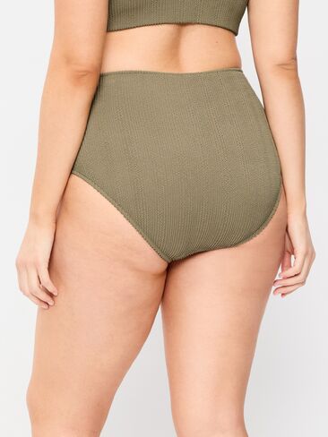 Old Navy High-Waisted Ribbed Bikini Swim Bottoms - KOMBU in Saudi Arabia