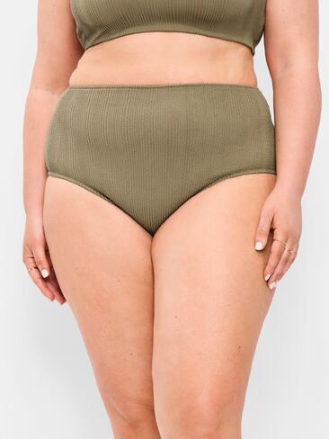Old Navy High-Waisted Ribbed Bikini Swim Bottoms - KOMBU in Saudi Arabia