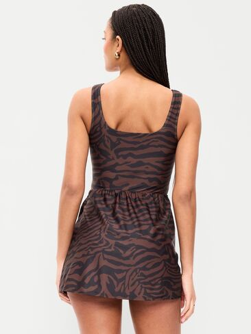 Old Navy Matte Side-Tie Swim Dress - Zebra in Saudi Arabia