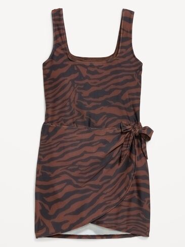 Old Navy Matte Side-Tie Swim Dress - Zebra in Saudi Arabia