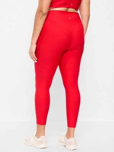 Old Navy Extra-High Waisted PowerSoft Boundless 7/8 Pocket Leggings – No Front Seam - Amaryllis in Saudi Arabia