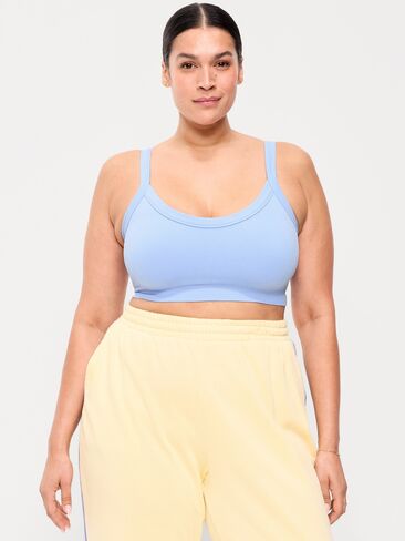 حمالة صدر رياضية مضلعة بدون خياطة بدعم خفيف من Old Navy - Peri Heir in Kuwait