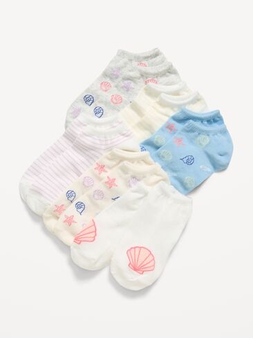 Old Navy Ankle Socks 6-Pack for Women - Seashell in Kuwait
